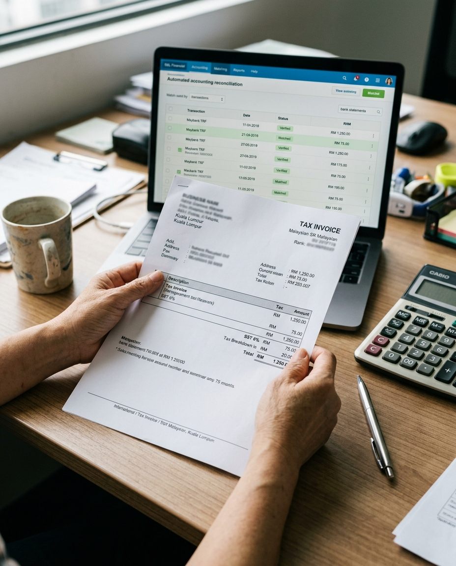 e-Invoice reconciliation: matching bank statements and invoices automatically